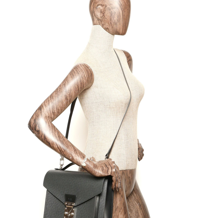 Louis Vuitton Taiga Monceau Bag