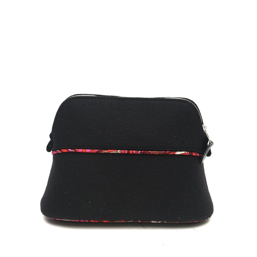 Hermès Felt Bolide 20 Cosmetic Pouch