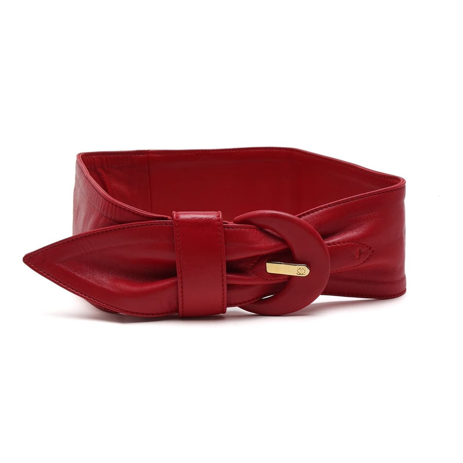 Loewe Leather Waist Belt, Size 75