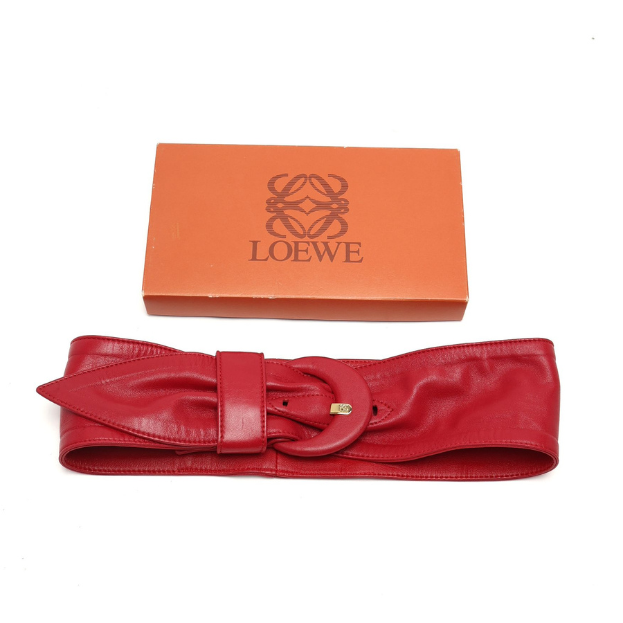 Loewe Leather Waist Belt, Size 75