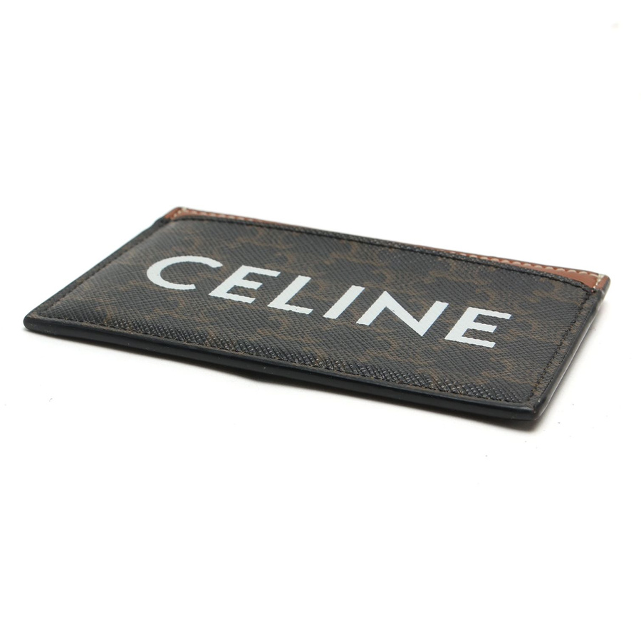 Céline Logo Macadam Card Holder