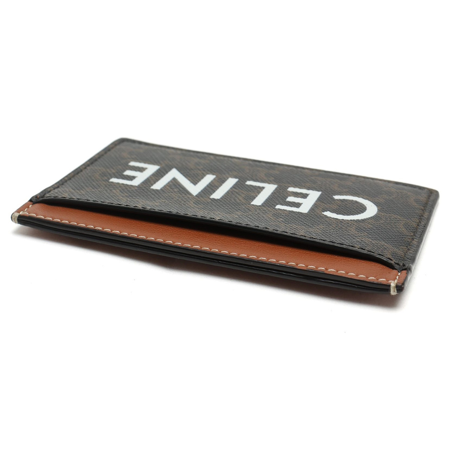 Céline Logo Macadam Card Holder