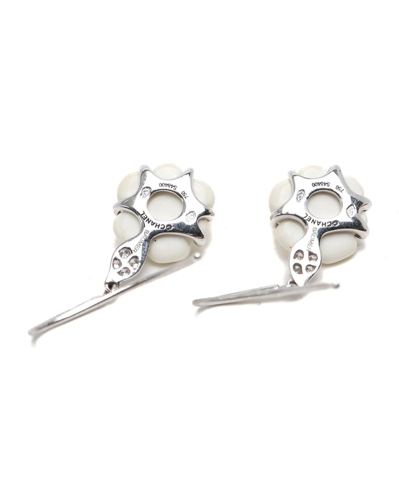 Chanel Camellia Diamond 18Kt Earrings