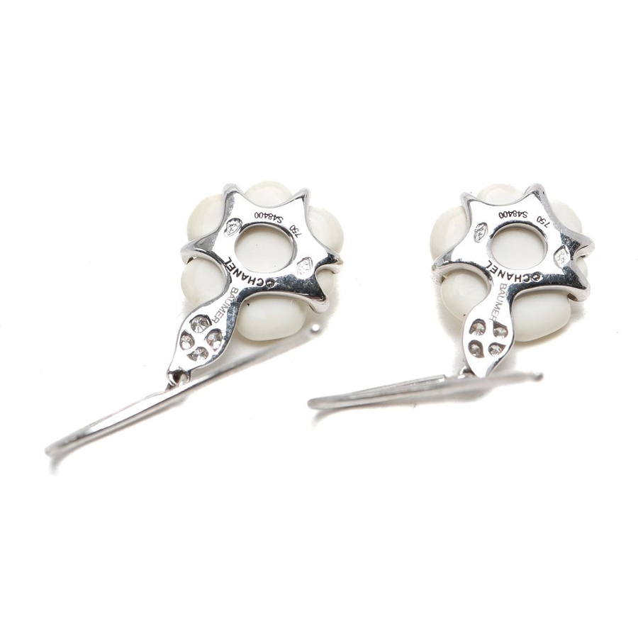 Chanel Camellia Diamond 18Kt Earrings