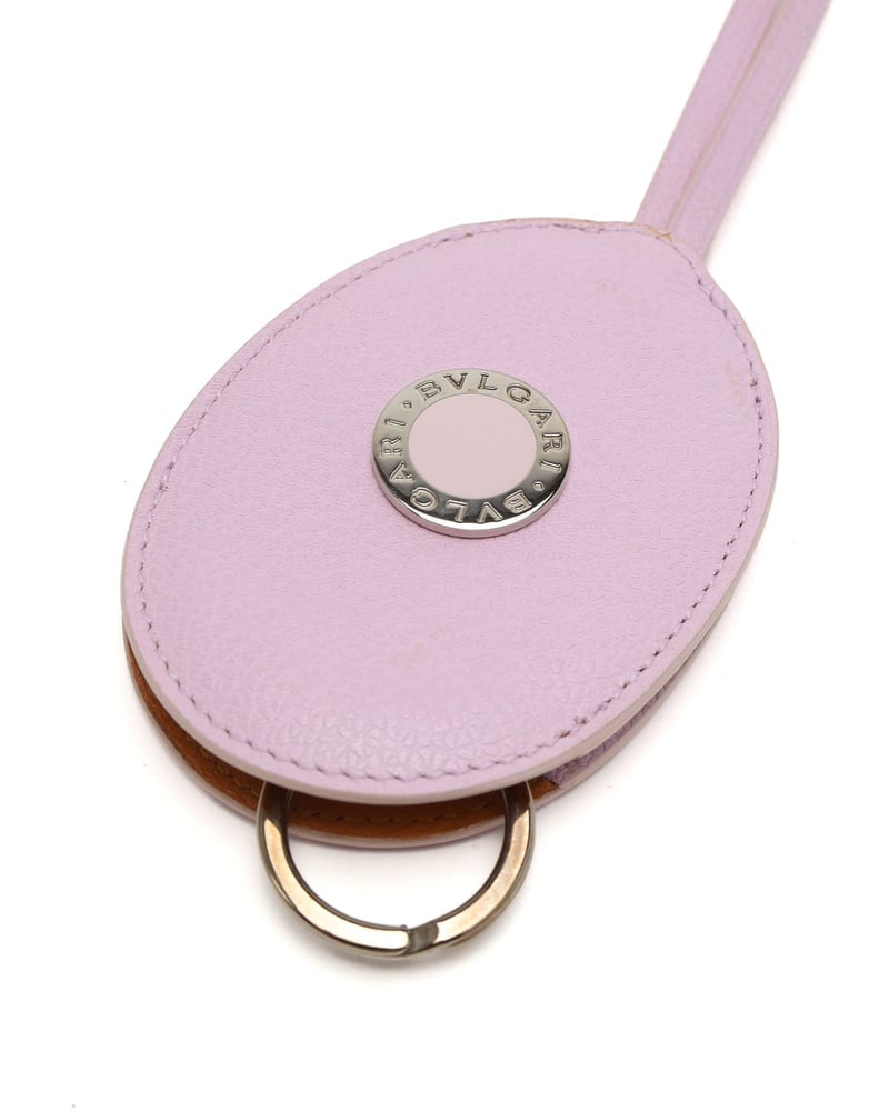 Bvlgari Leather Keychain