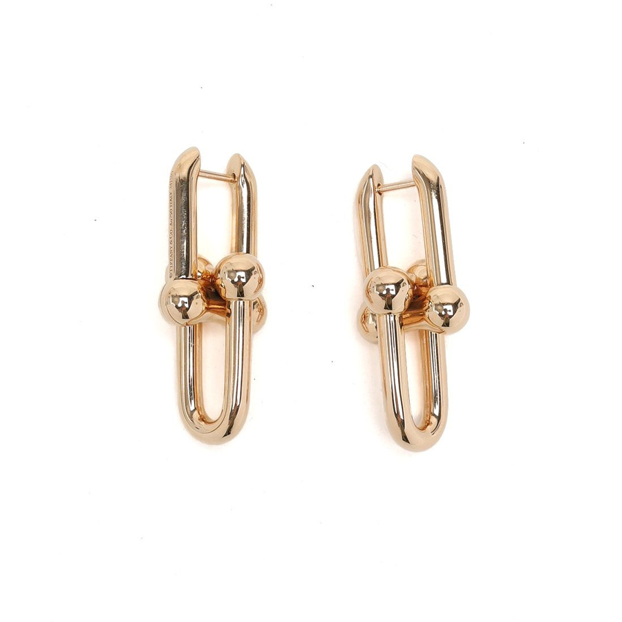 Tiffany & Co HardWear Medium Link 18kt Earrings