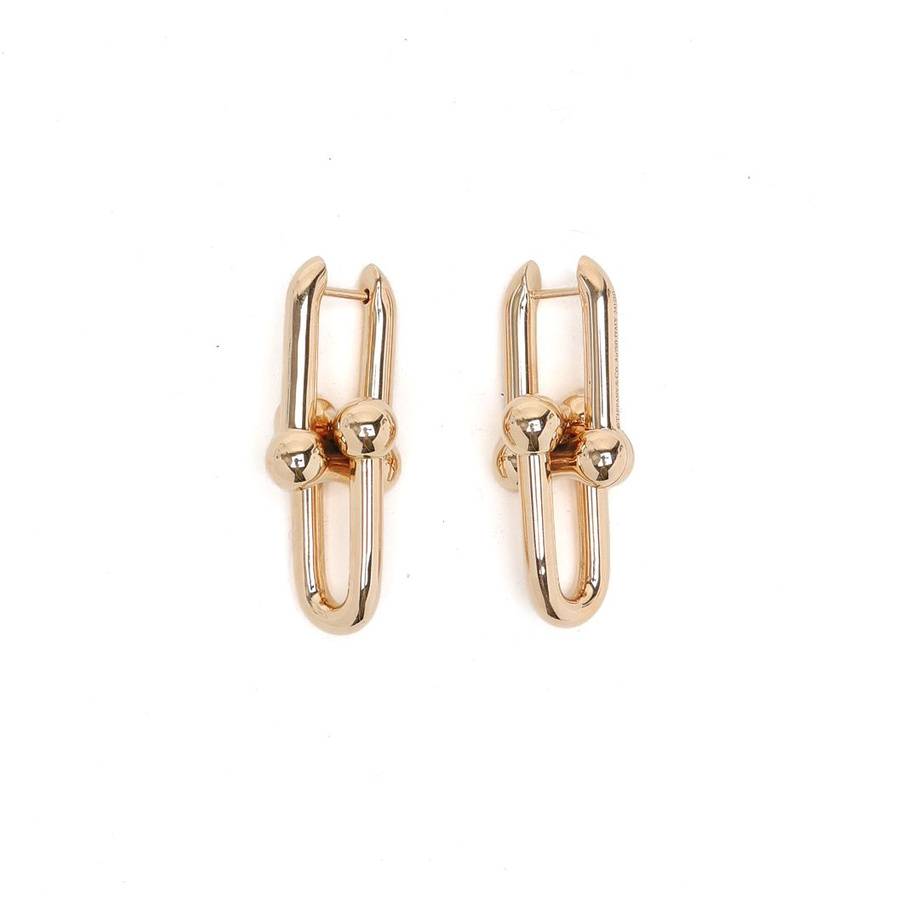 Tiffany & Co HardWear Medium Link 18kt Earrings