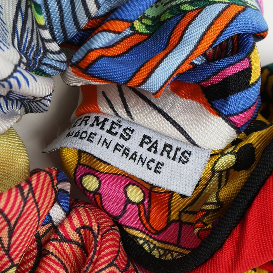 Hermès Claudia Silk Scrunchie