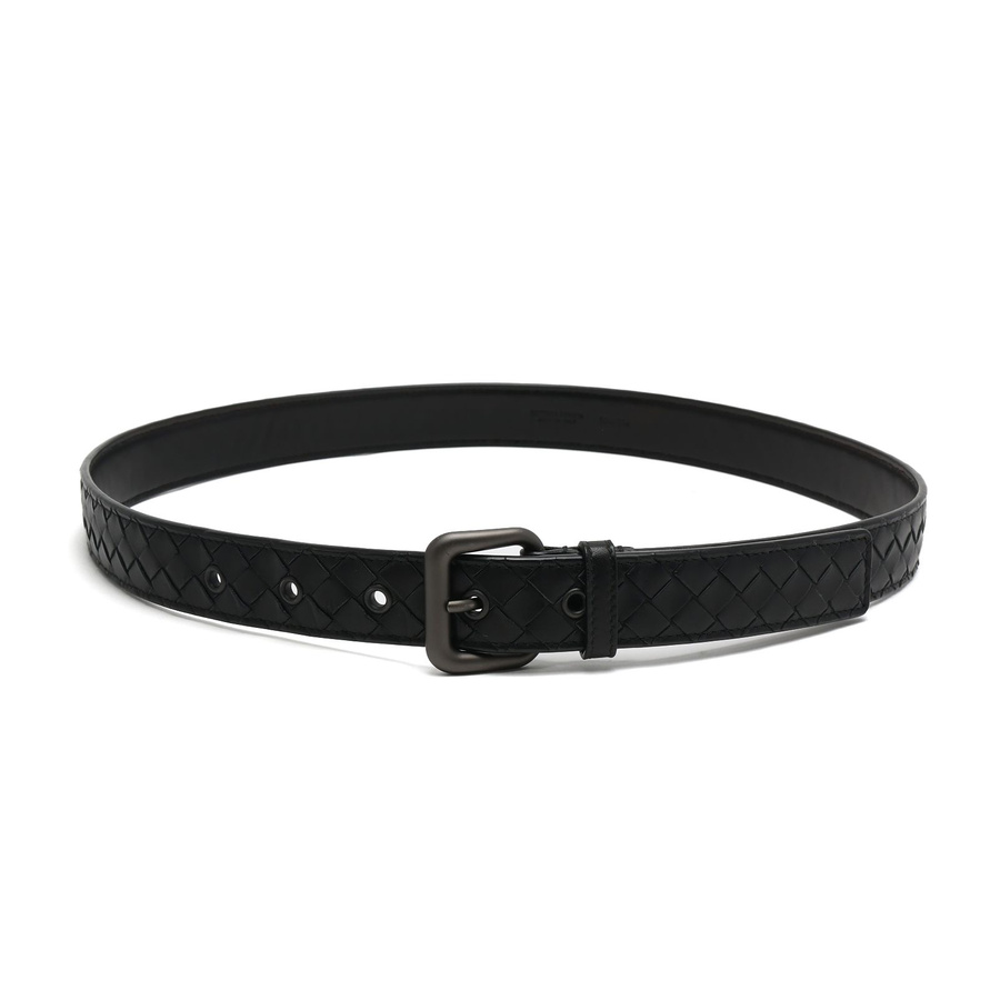 Bottega Veneta Intrecciato Belt, Size 90