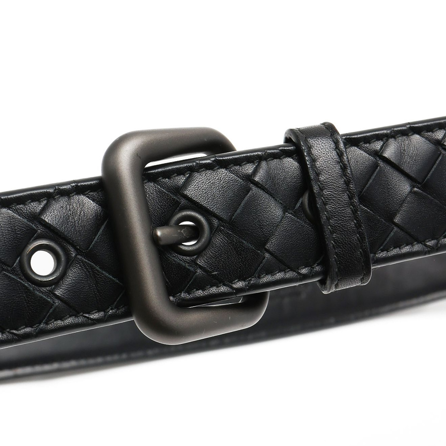 Bottega Veneta Intrecciato Belt, Size 90