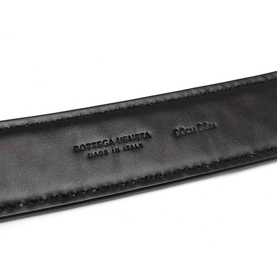Bottega Veneta Intrecciato Belt, Size 90