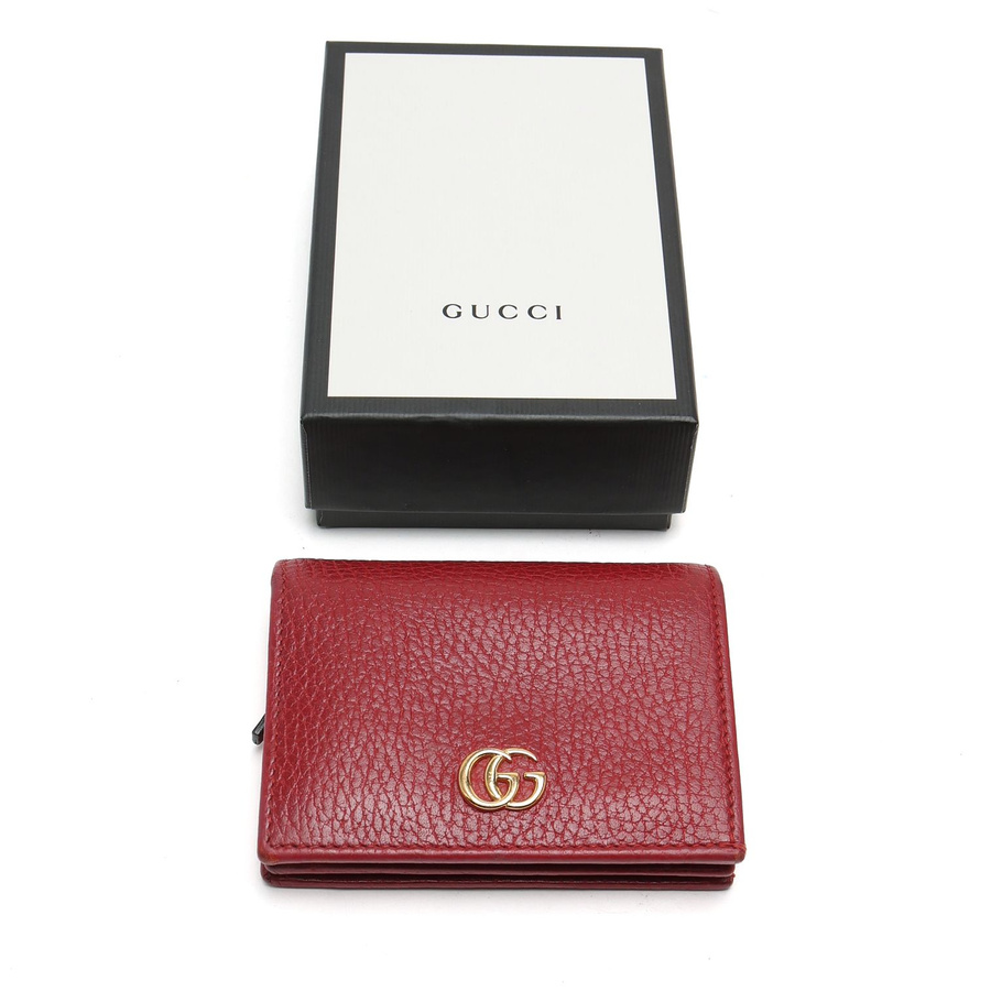 Gucci Leather Flap Card Holder