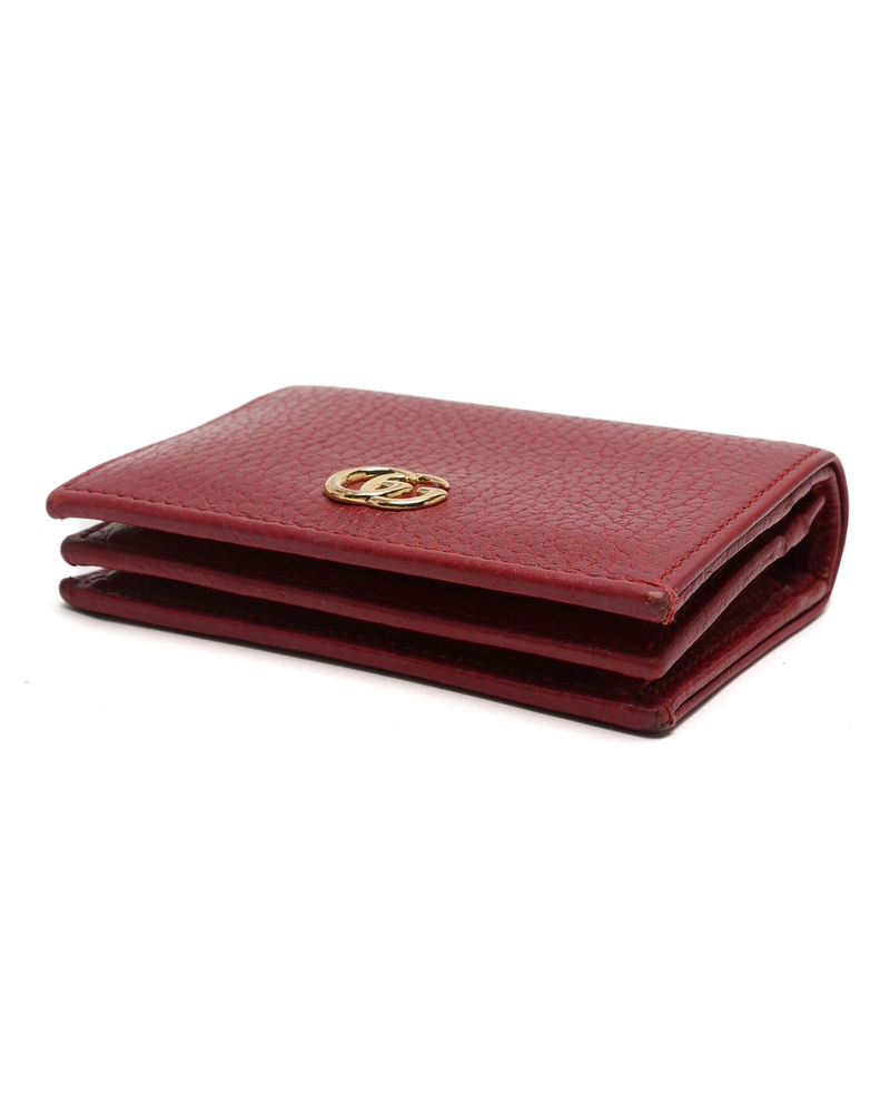 Gucci Leather Flap Card Holder