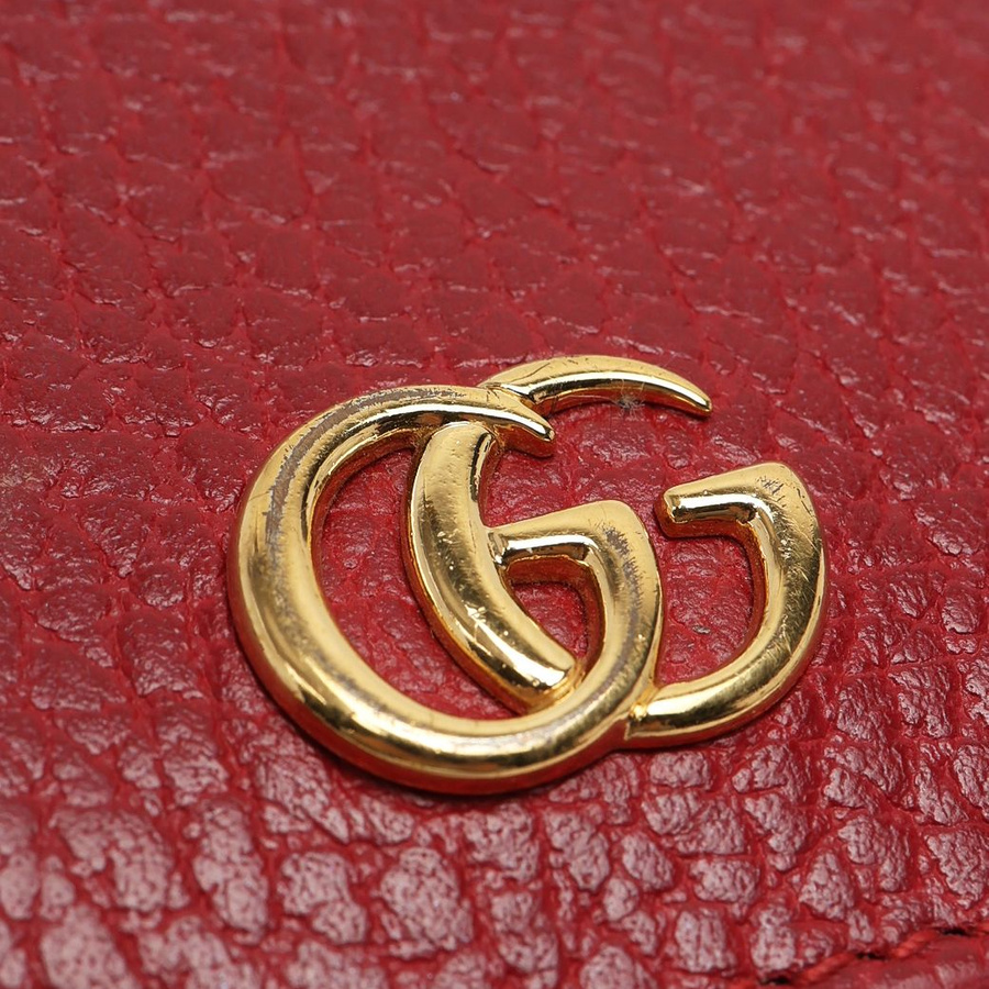 Gucci Leather Flap Card Holder