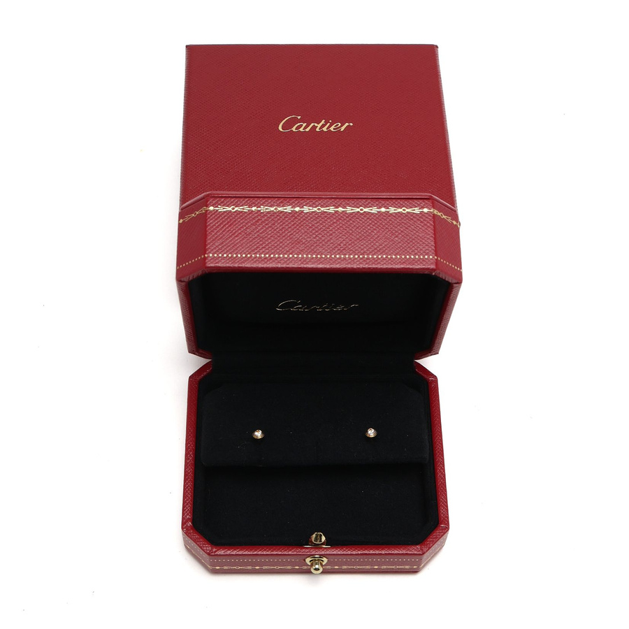 Cartier D'Amour Stud Earings 2 Diamonds 18kt Mini Model