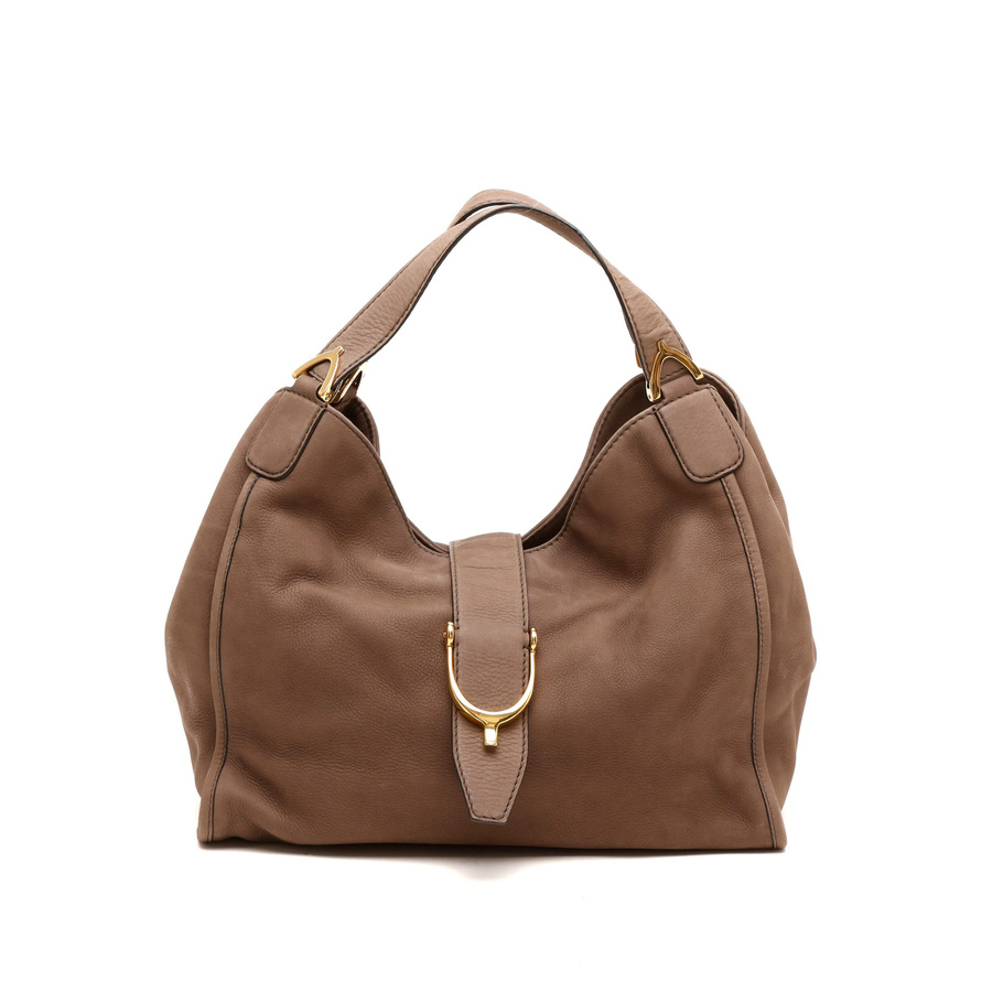 Gucci Suede Stirrup Bag