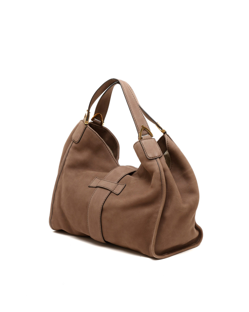 Gucci Suede Stirrup Bag