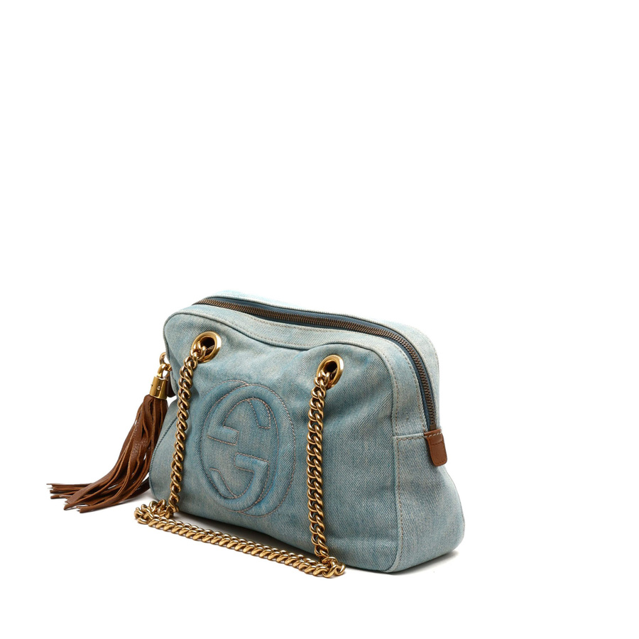 Gucci Denim Soho Disco Camera Bag