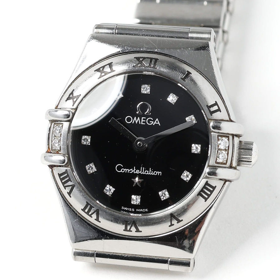 Omega Constellation 22mm Diamond Watch