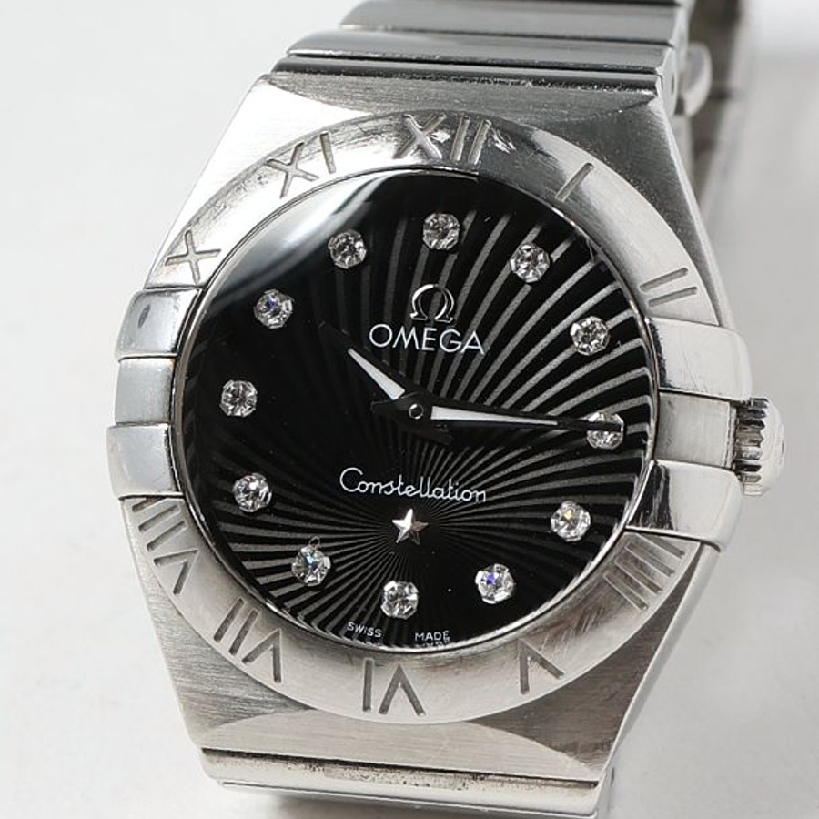 Omega Constellation 24mm Diamond Watch