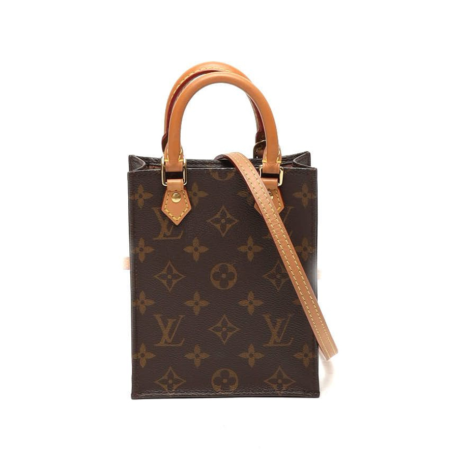 Louis Vuitton Monogram Petit Sac Plat Bag