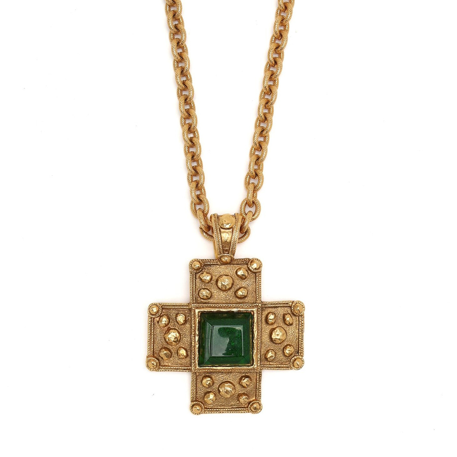 Chanel Maison Grivois Byzantine Cross Necklace