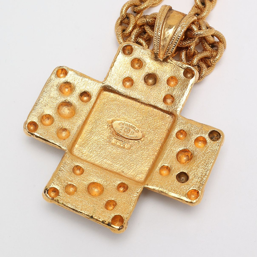 Chanel Maison Grivois Byzantine Cross Necklace