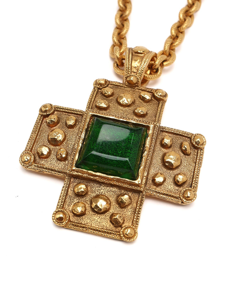 Chanel Maison Grivois Byzantine Cross Necklace