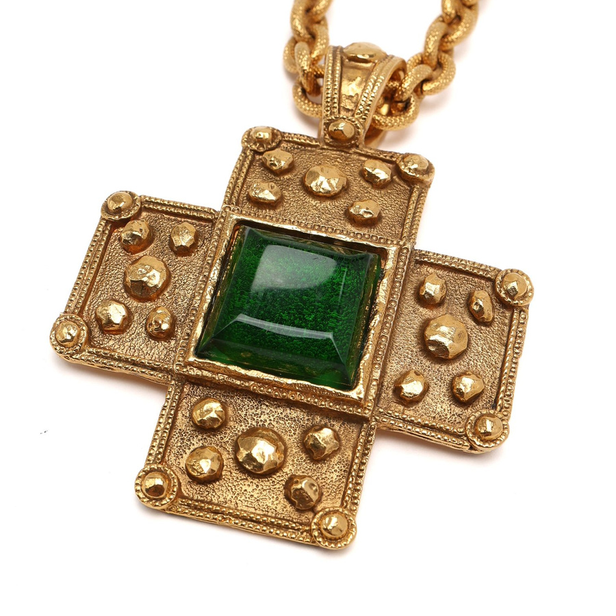 Chanel Maison Grivois Byzantine Cross Necklace