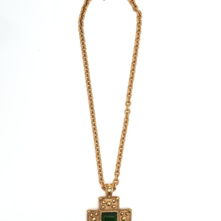 Chanel Maison Grivois Byzantine Cross Necklace