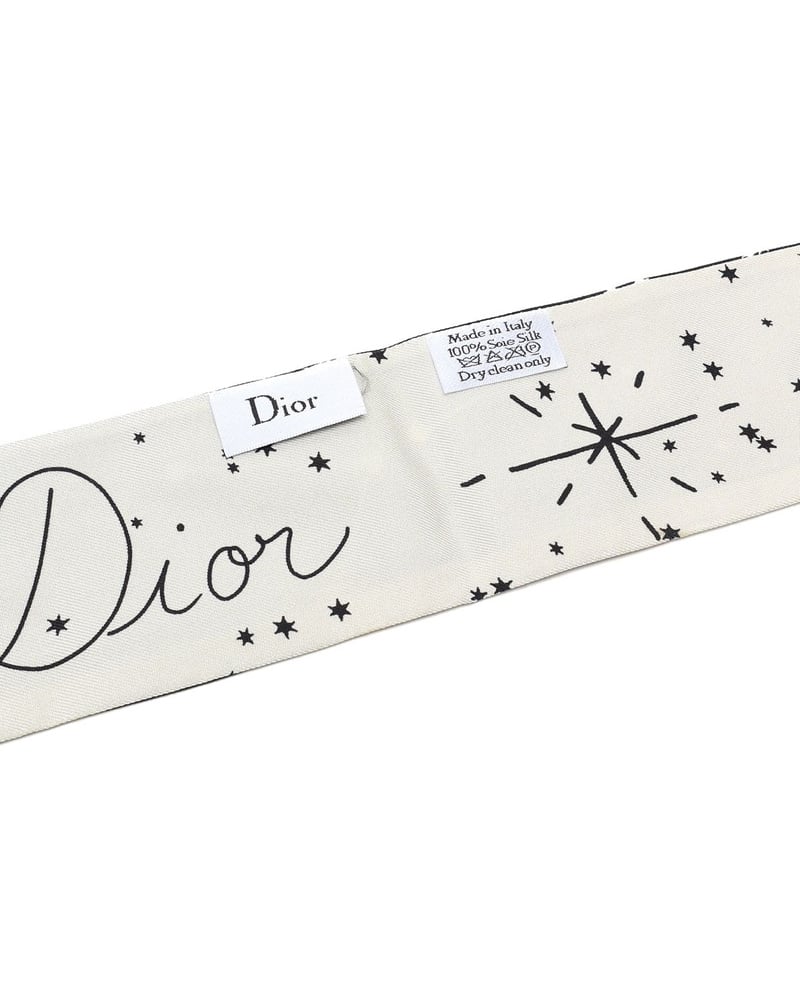 Christian Dior Zodiac Cancer Silk Twilly