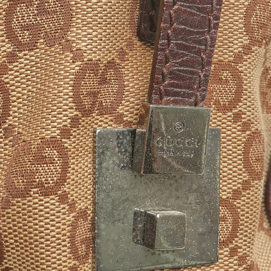 Gucci Small GG Web Boston Bag