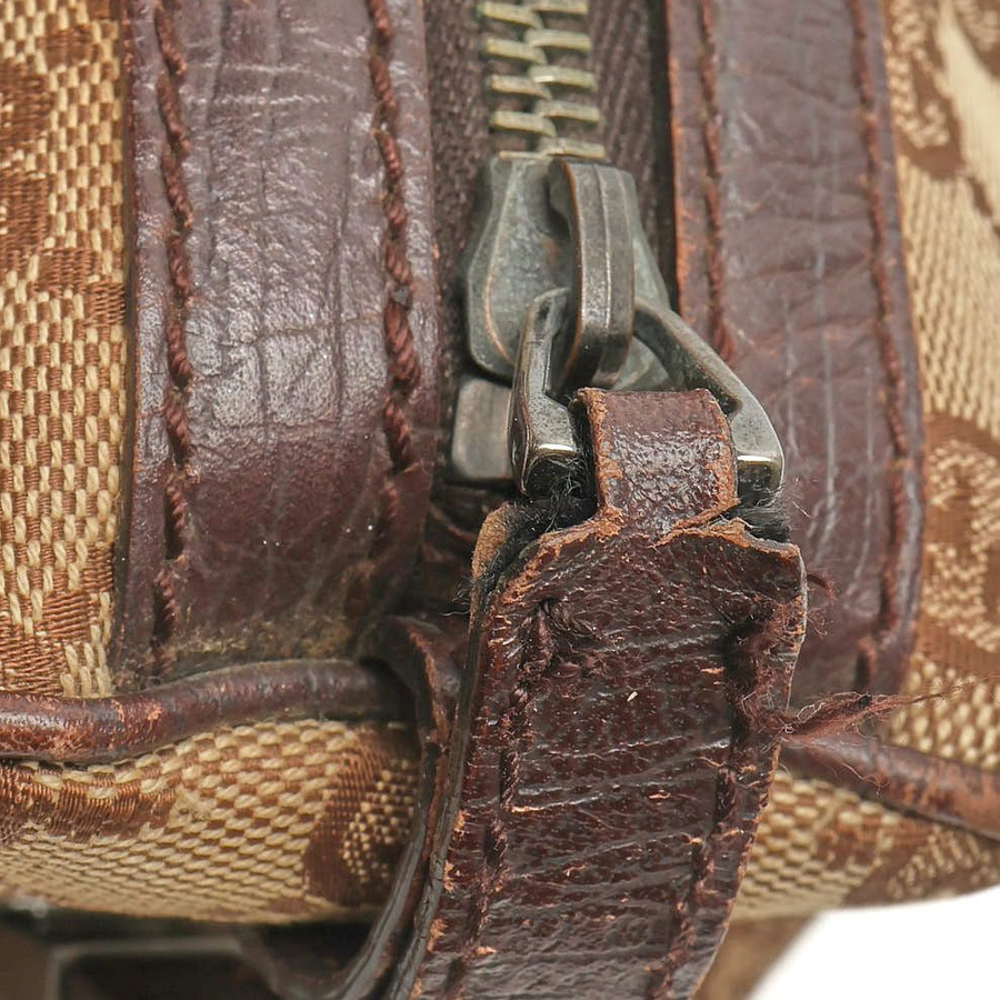 Gucci Small GG Web Boston Bag