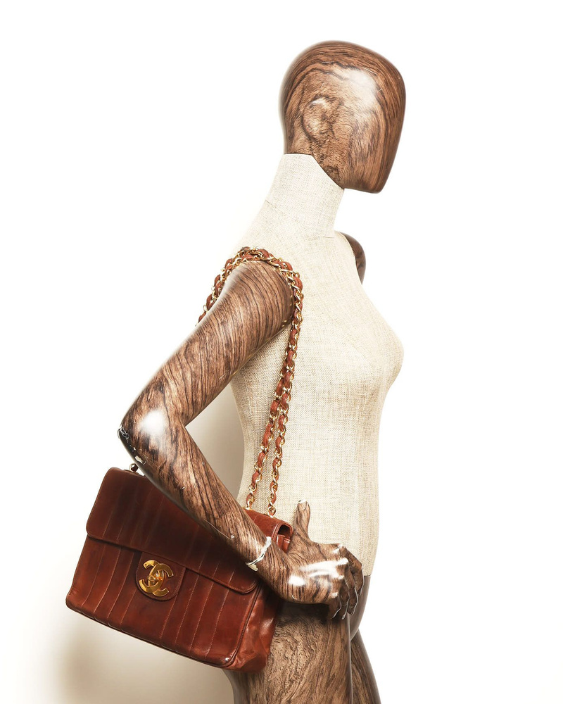 Chanel Classic Jumbo Vertical Single Flap Bag