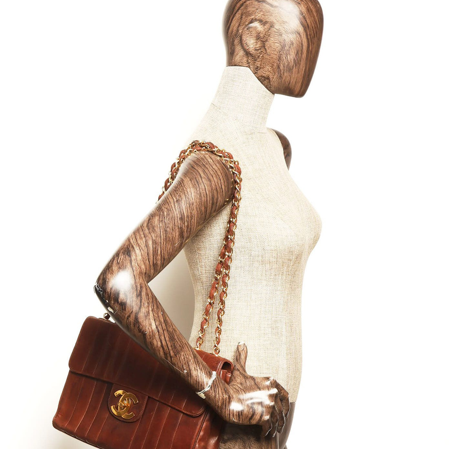 Chanel Classic Jumbo Vertical Single Flap Bag