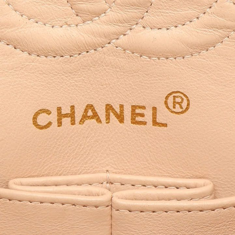 Chanel Classic Medium Suede Double Flap Bag