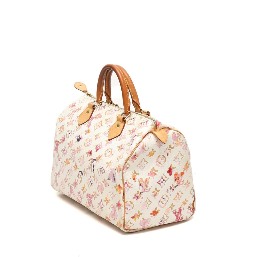 Louis Vuitton Monogram Aquarelle Speedy 30 Bag