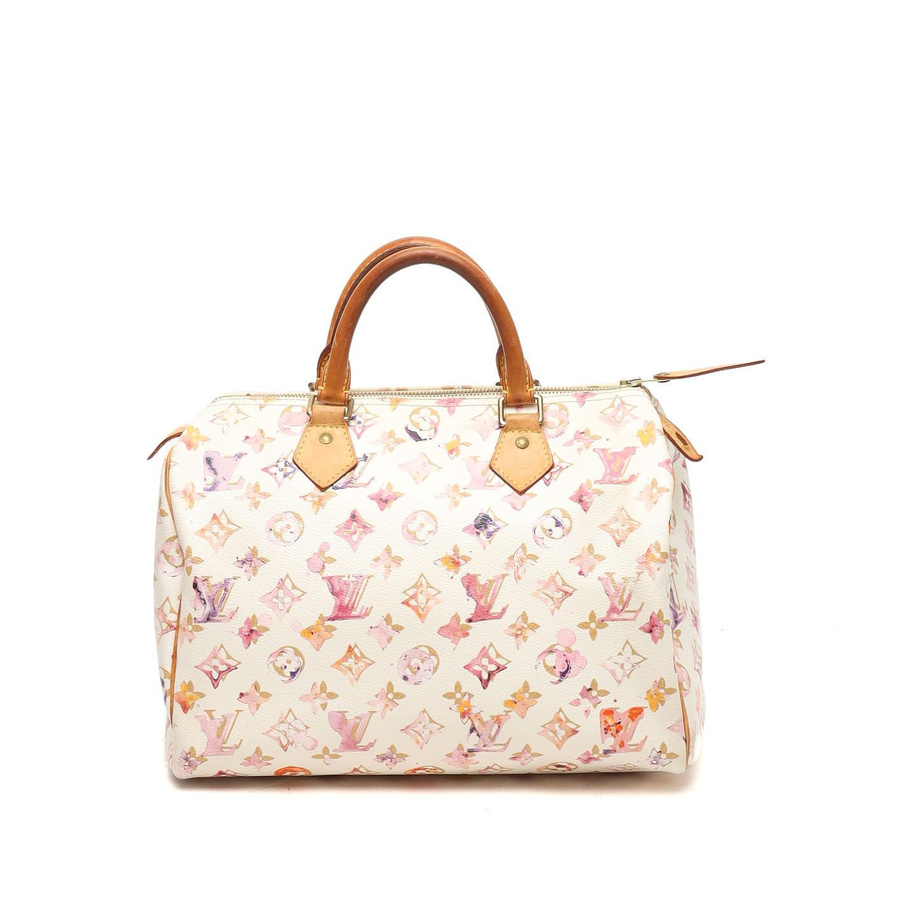 Louis Vuitton Monogram Aquarelle Speedy 30 Bag