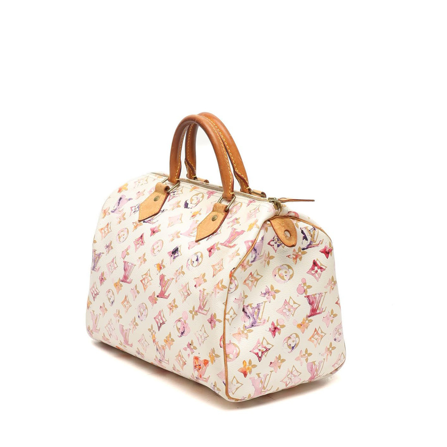 Louis Vuitton Monogram Aquarelle Speedy 30 Bag