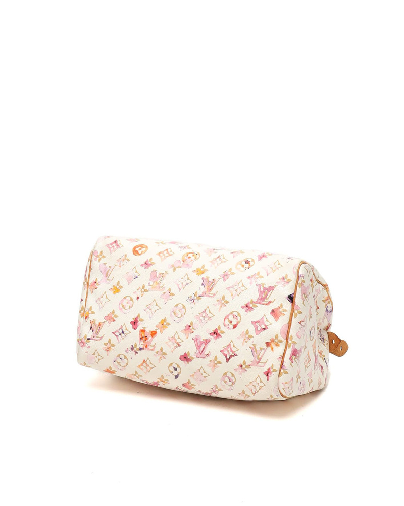 Louis Vuitton Monogram Aquarelle Speedy 30 Bag