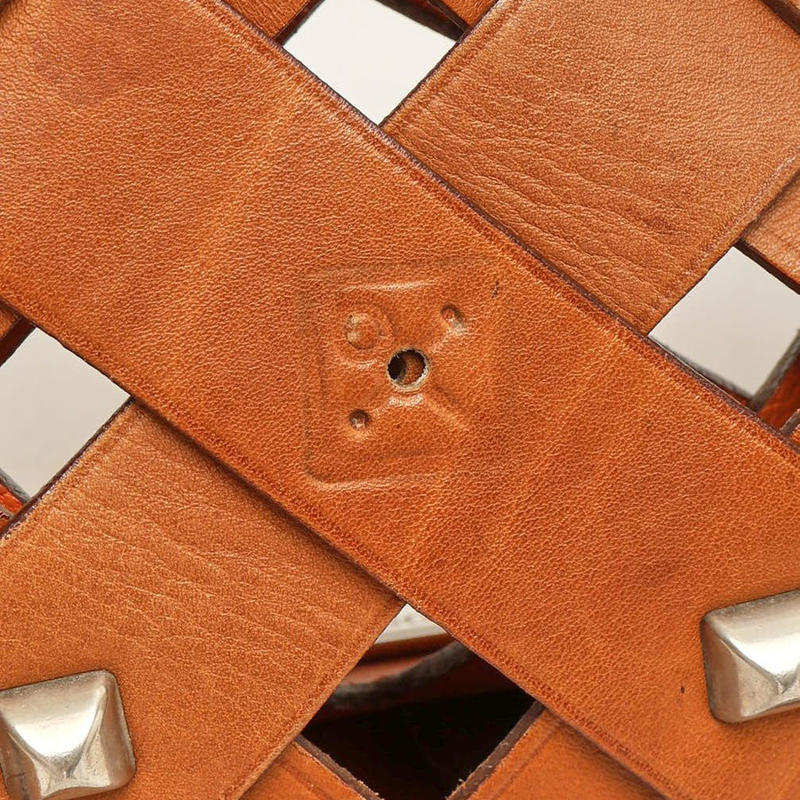 Prada Lattice Stud Hobo Bag