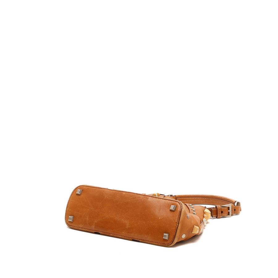 Prada Lattice Stud Hobo Bag