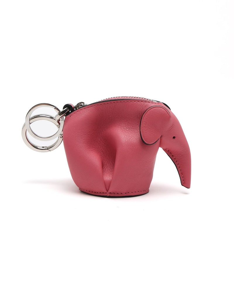Loewe Elephant Leather Bag Charm