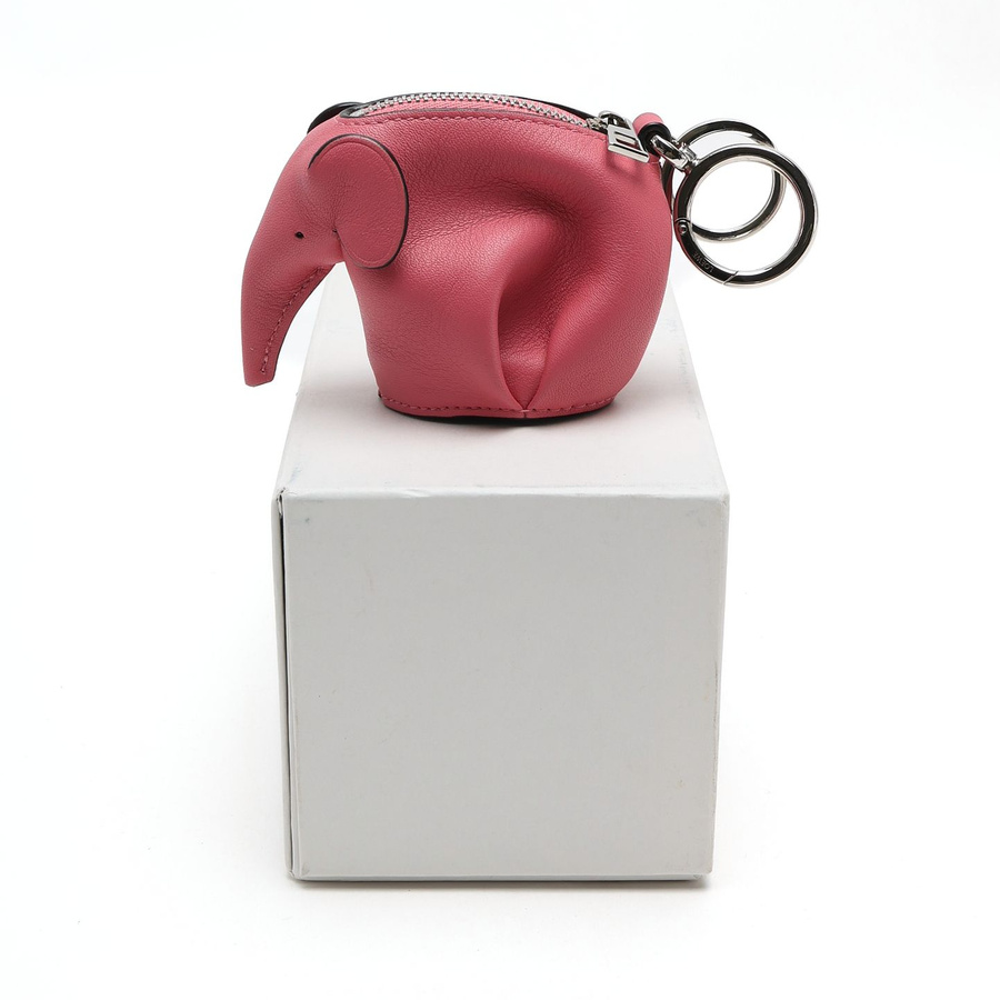 Loewe Elephant Leather Bag Charm