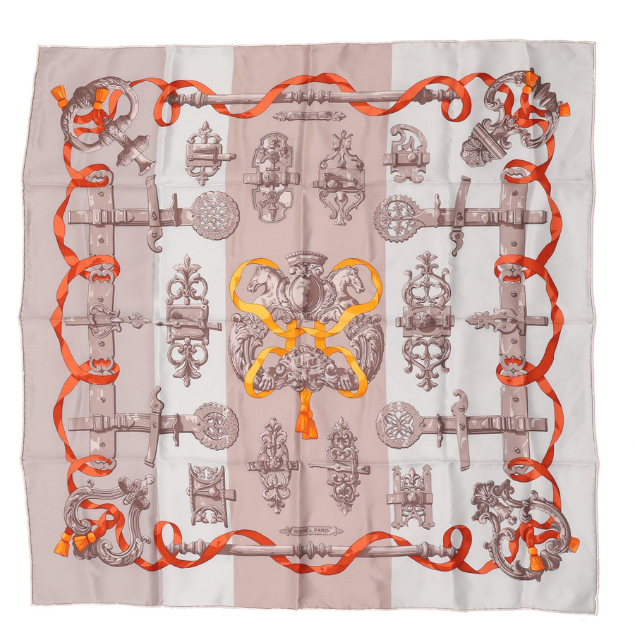 Hermès Hermes Carré 70 Ferronnerie Silk Scarf