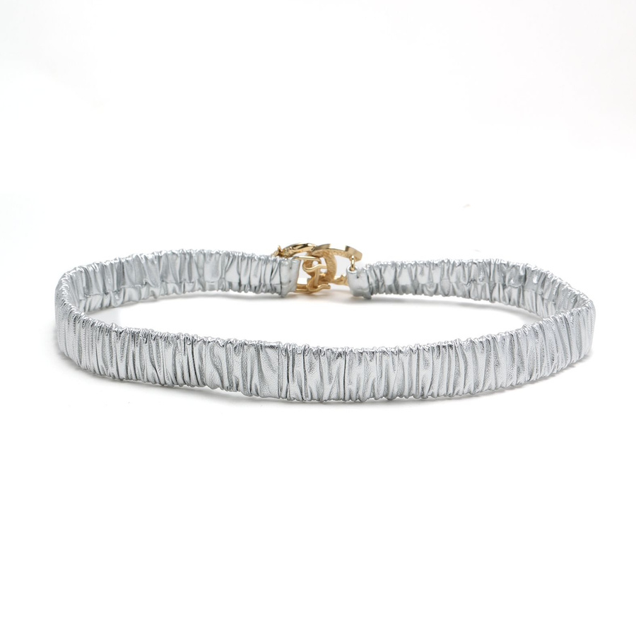Chanel Coco Mark Rhinestone Waist Belt, Size 70
