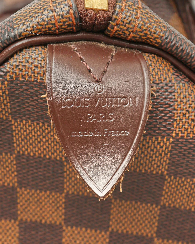 Louis Vuitton Damier Ebene Speedy 30 Bag