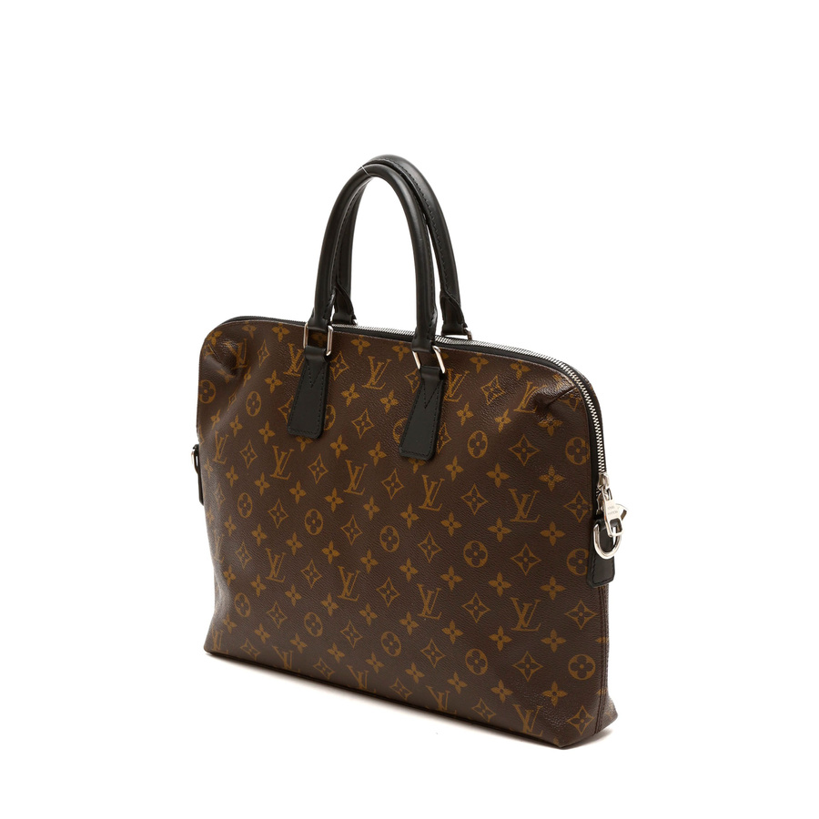 Louis Vuitton Monogram Macassar Porte-Document Jour Business Bag