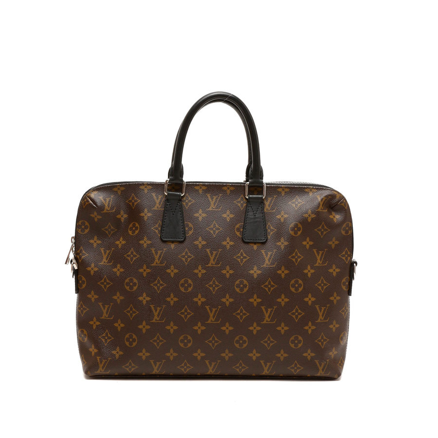 Louis Vuitton Monogram Macassar Porte-Document Jour Business Bag