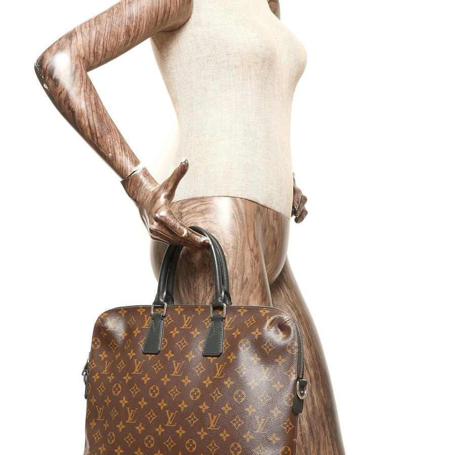 Louis Vuitton Monogram Macassar Porte-Document Jour Business Bag